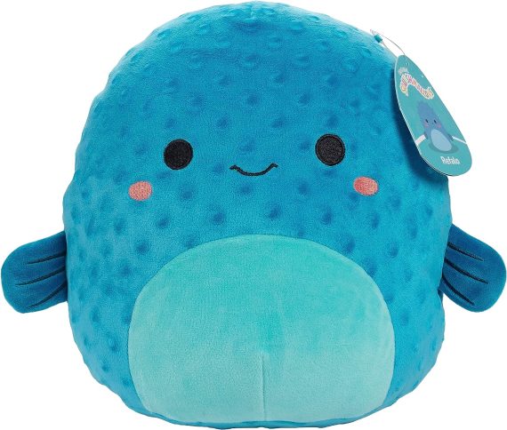 Squishmallows 10 Refalo The Blue Pufferfish – Officially Licensed ...